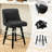 Novogratz 360° Swivel Bar & Counter Stools - Solid Wood Frame(Set Of 3)-1077319174