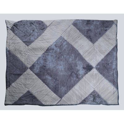 Cotton Geometric Shapes Quilt