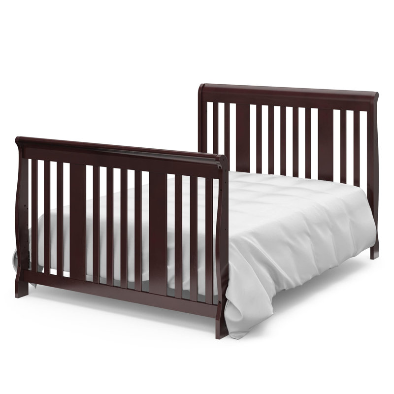 Portofino 5-in-1 Convertible Crib and Changer, Espresso