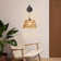 Bahwana Rattan Plug-in Swing Arm Sconce with Bulb Included