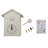 White Minimalist Cuckoo Wall Clock