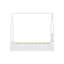 Lit maison avec tiroirs de rangement et tête de lit-129599068-129599067