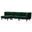 Ensemble de salon en velours Knesha