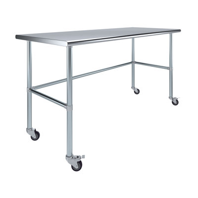 Table de travail en acier inoxydable