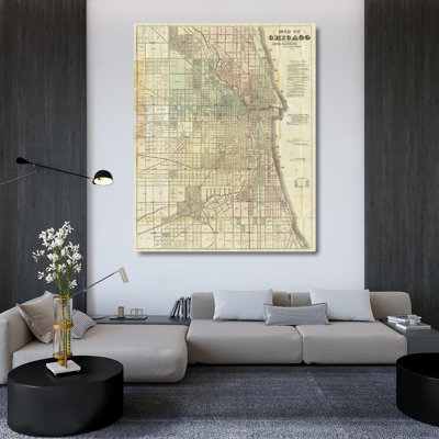 1857 Map of Chicago