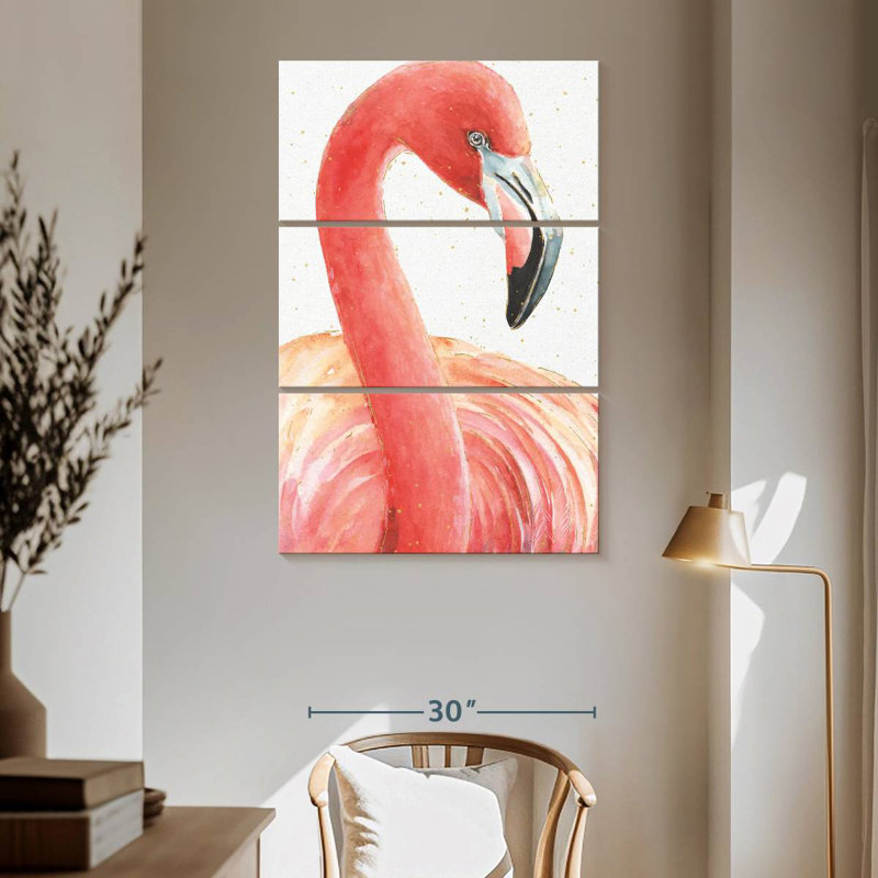 Brampt Gracefully Pink II, 65" H x 42" W