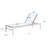 Etter Outdoor Rust-Resistant Metal Chaise Lounge-109617083