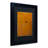 Framed Wall Art - Nicole Dietz ‘Bird Pair Yellow’ Wall Decor with Matted Frame - Living Room, Kitchen, and Bathroom Art - 16x20-31453440-31453438