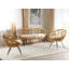 Sofa Set 4 Seater Rattan Natural Ambreanna