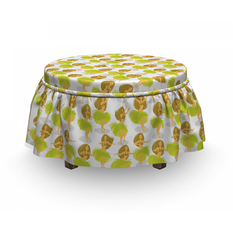 Housse pour luau danse de repose-pieds hawaii