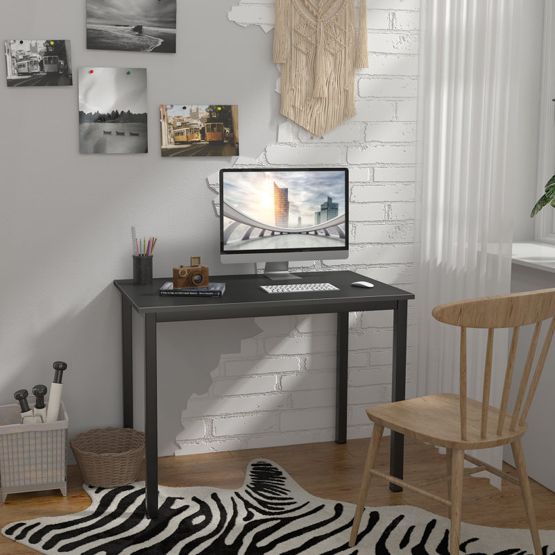 Bureau Adero, H 29,5 po x l 39,3 po x P 23,6 po, Blanc / blanc