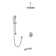 Louth 3-Way Complete Shower System with Ceiling-mount 10" Rainhead