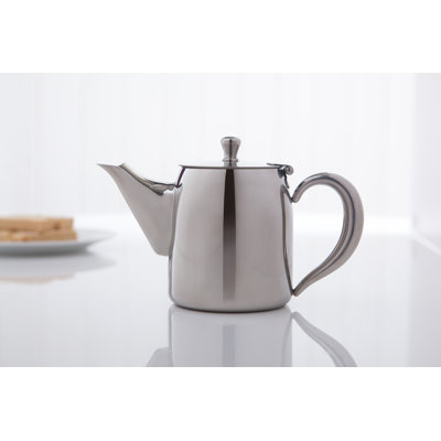 Symple Stuff 1.9ml Stainless Steel Solid Colour Teapot