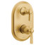 Flara M-CORE 3-Series 2-Handle Shower Trim With Integrated Transfer Valve, Valve Required