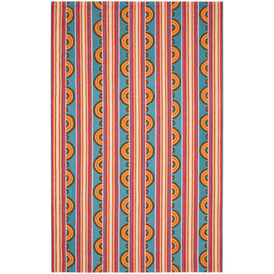 Button Kit Kemp x Annie Selke Button Multi Hand Micro Hooked Wool Rug