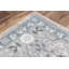 Tapis gris en laine Damask-976302230