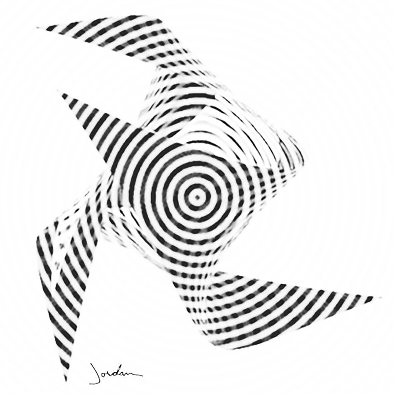 Target Dance Print by Kent Wilcoxson Jordan