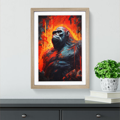 Gorilla Dadaism No.3 - Framed Print