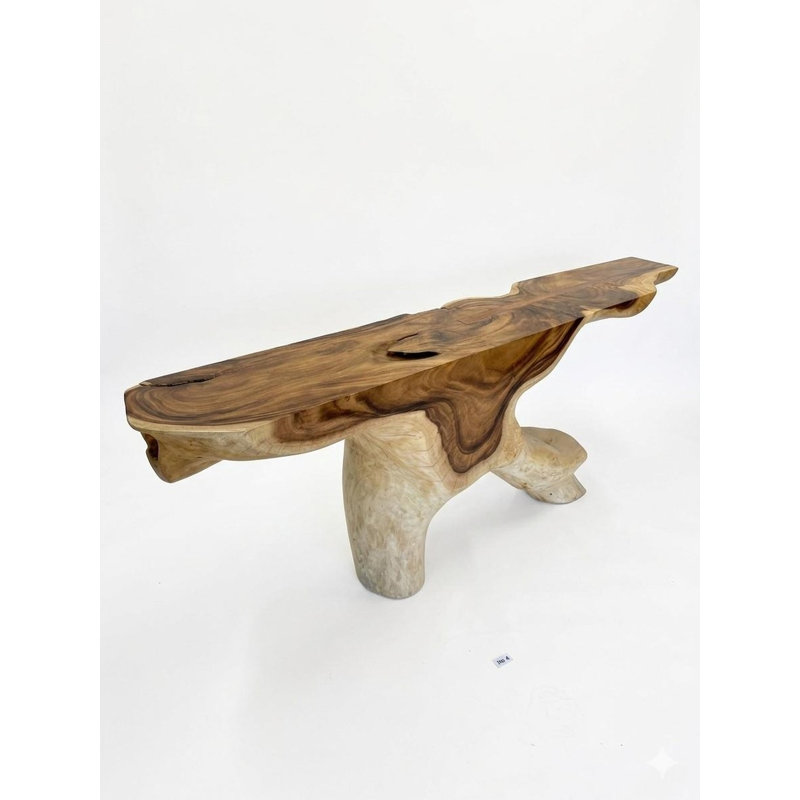 Natural Wood Reclaimed Root Console Table