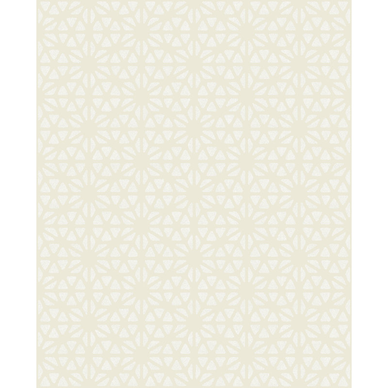 Rouleau de papier peint géométrique L 33 pi x l 20,5 po Billie, Os