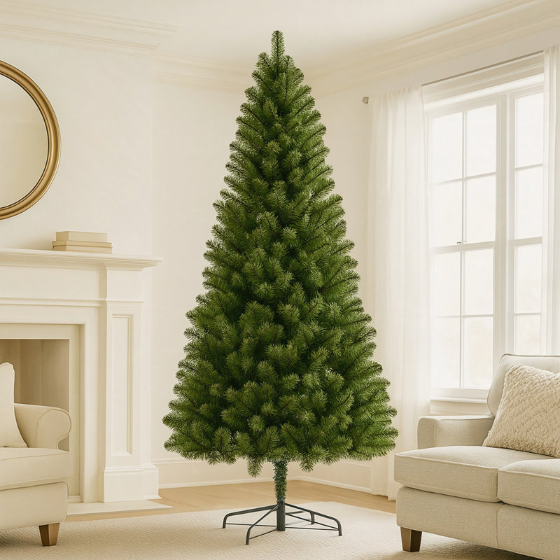 Arbre de Noël artificiel non éclairé 7 pi avec 775 pointes, H 7 pi