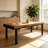 Rectangular Solid Wood Dining Table