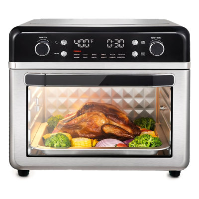 27.5 QT 12-in-1 Smart Air Fryer Toaster Oven