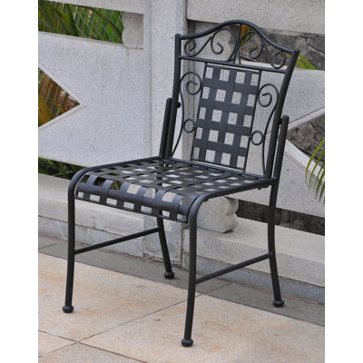 Dalmatia Metal Outdoor Dining Side Chair