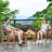Baudin 2 - Person Patio Conversation Set with Cushions-2132641037