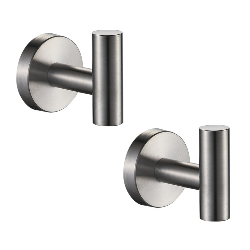 Wall Mounted Towel Hook, Brushed Nickel