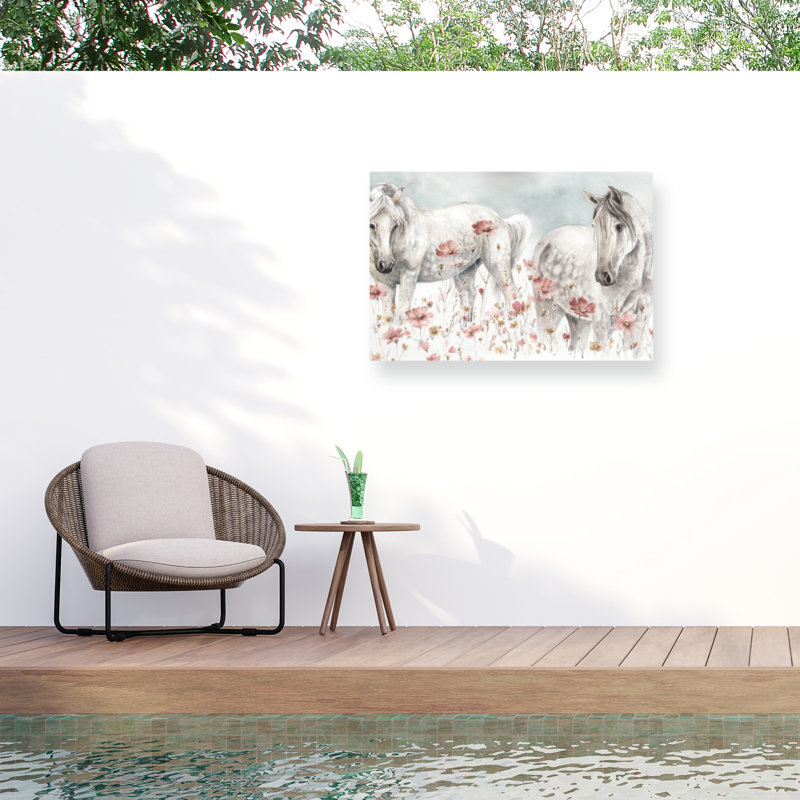 "La chute d'eau" sur une impression sur toile, H 12 po x l 19 po