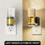 Plug In Wall Light Nightstand 3000K Crystal Night Lights Dusk To Dawn Sconces