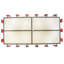 Luminaire suspendu 72 po Quadrato Escalade