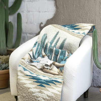 Donna Sharp Cacti Southwest Quilted Throw