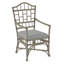 Chippendale Upholstered Arm Chair-1252848225-1290500021