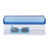 Bleu / Transparent