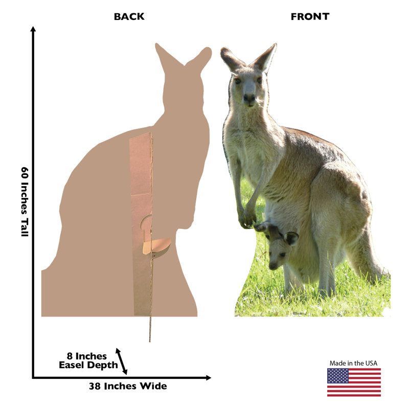 Animals 65'' Animals Cardboard Standup
