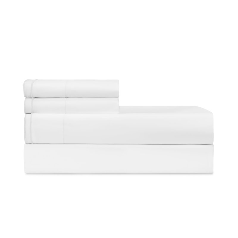 Hugo Sheet Set, Full Sheet Set, White/White