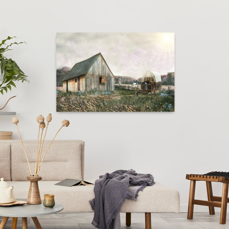 Art mural Homestead Haven, H 24 po x l 36 po
