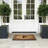 Monogram Natural Coir & Rubber Door Mat with Geometric Border — Heavy-Duty, Dirt-Trapping, Non-Slip Outdoor Entry Mat-414025808-414025795