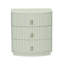 Chantel 3 Drawer Nightstand White-100167583