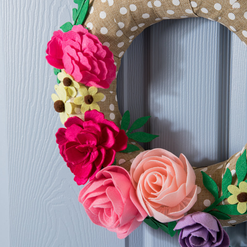 Décoration de porte couronne Akiya
