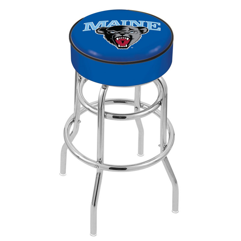 NCAA Swivel Bar & Counter Stool, Bar Stool (30" Seat Height), Maine