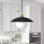 Luminaire suspendu en forme de dôme à 1 lumière Morine