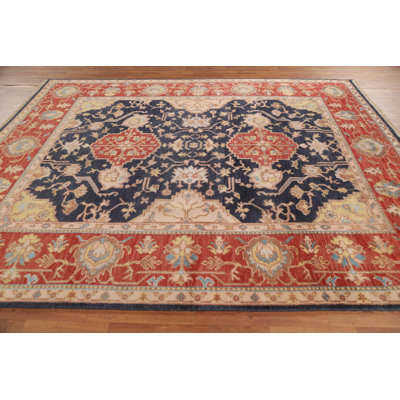 Navy Blue Oushak Indian Area Rug 8x10