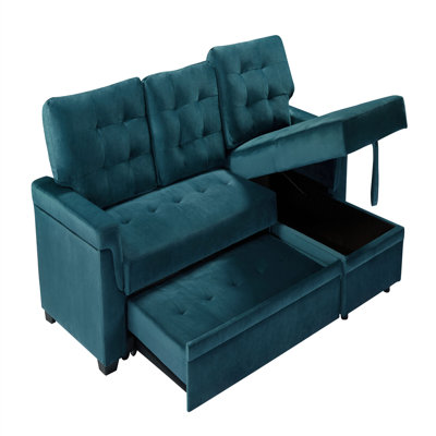 Wilcoxen 3 Seater Foam Sofa Bed