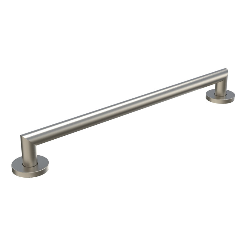 Architectural Designer Grab Bar, 3.5" H x 16" W x 1.25" D, Brushed Nickel