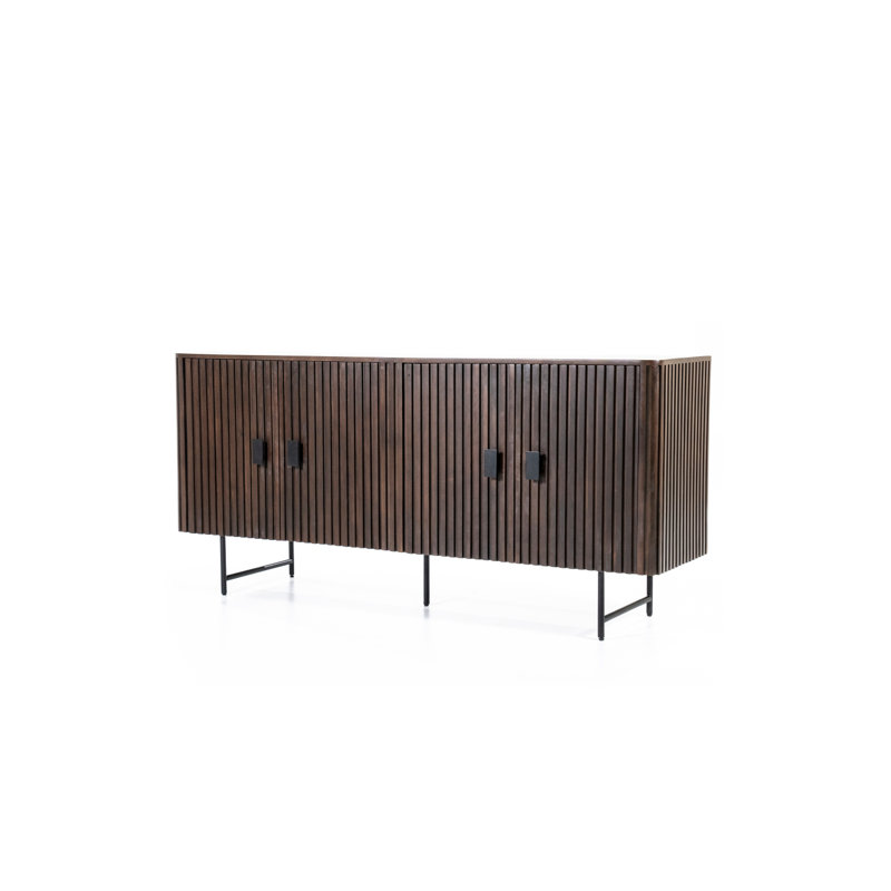 Remi 67'' Solid Wood Sideboard, Brown