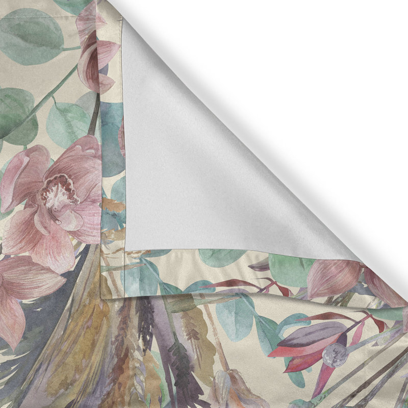 Callimont Polyester Semi Sheer Curtain Pair