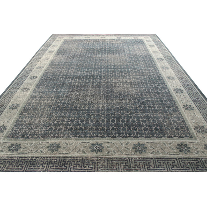 Distressed Homage Handmade Kilim Wool Animal Print Area Rug, Rectangle 5' x 8'